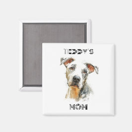 Personalized Dog Mom Magnet | Custom Gift