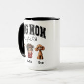 Personalized Dog Mom photo – Happy Mother’s Day Mok (Voorkant links)