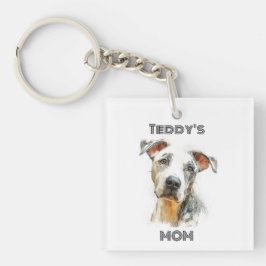 Personalized Dog Mom Photo Keychain | Custom Gift