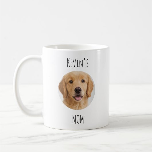 Personalized Dog Mom Photo Mug | Custom Gift Koffiemok (Links)