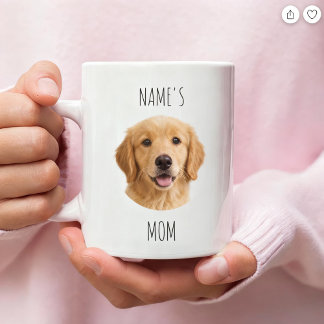 Personalized Dog Mom Photo Mug | Custom Gift Koffiemok