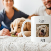 Personalized Dog Mom Photo Mug | Custom Gift Koffiemok