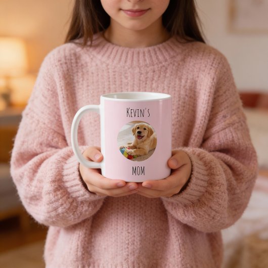 Personalized Dog Mom Photo Mug | Custom Gift Koffiemok