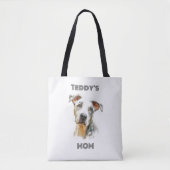 Personalized Dog Mom Photo Tote Bag | Custom Gift (Voorkant)