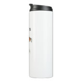 Personalized Dog Mom Thermal Tumbler | Custom Gift Thermosbeker (Geroteerd rechts)