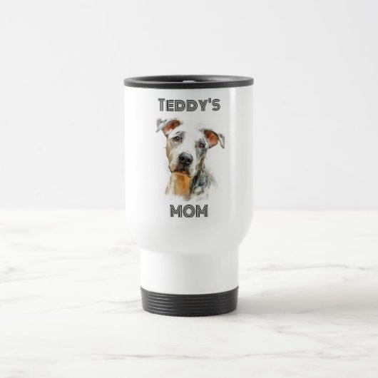Personalized Dog Mom Travel Mug | Custom Gift Reisbeker (Center)