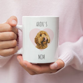 Personalized Dog Mom Valentine Mug | Custom Pet Ph Koffiemok