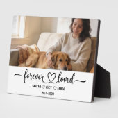 Personalized Dog Mom with Custom Name | Happy  Fotoplaat (Zijkant)