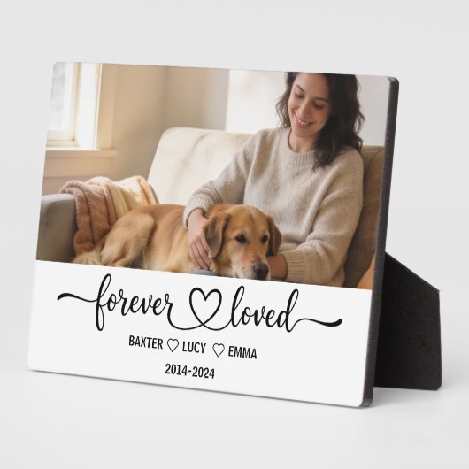 Personalized Dog Mom with Custom Name | Happy  Fotoplaat (Zijkant)