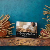 Personalized Dog Mom with Custom Name | Happy Fotoplaat (Zijkant)