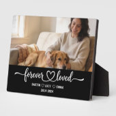 Personalized Dog Mom with Custom Name | Happy  Fotoplaat (Zijkant)