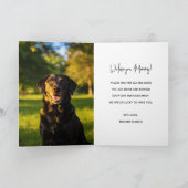 Personalized Dog Name Card – Happy Mother’s Day Kaart (Binnen)
