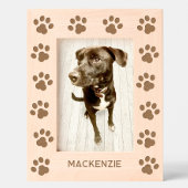 Personalized Dog Name Paw Prints Gegraveerde Lijstjes