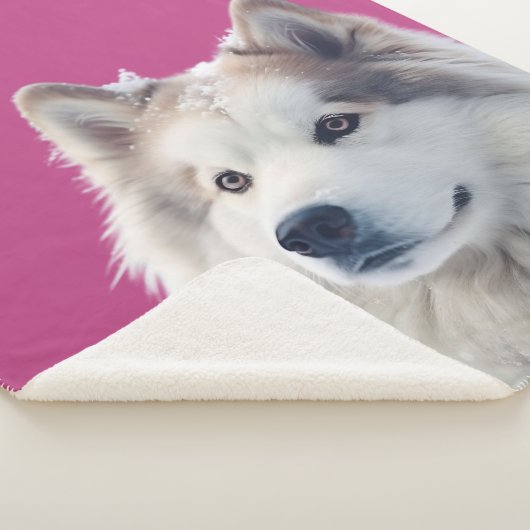 Personalized Dog Photo Blanket Sherpa Deken (3/4)