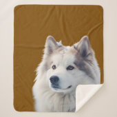 Personalized Dog Photo Blanket Sherpa Deken (Voorkant)