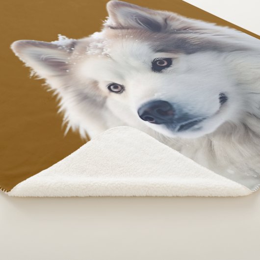 Personalized Dog Photo Blanket Sherpa Deken (3/4)