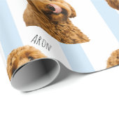 Personalized Dog Photo  | Custom Pet Cadeaupapier (Rol Hoek)