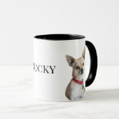 Personalized Dog Photo | Custom Pet Name  Mok (Voorkant rechts)