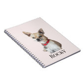 Personalized Dog Photo | Custom Pet Name  Notitieboek (Rechterzijde)