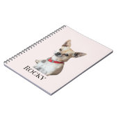 Personalized Dog Photo | Custom Pet Name  Notitieboek (Linkerzijde)