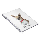 Personalized Dog Photo | Custom Pet Name Notitieboek (Rechterzijde)