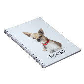 Personalized Dog Photo | Custom Pet Name  Notitieboek (Rechterzijde)