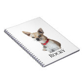 Personalized Dog Photo | Custom Pet Name  Notitieboek (Rechterzijde)