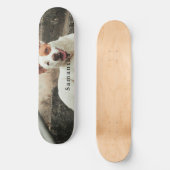 Personalized Dog Photo Family name Persoonlijk Skateboard (Voorkant)