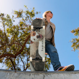 Personalized Dog Photo Family name Persoonlijk Skateboard