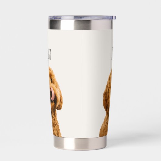 Personalized Dog Photo  Geïsoleerde Drinkbeker (Links)