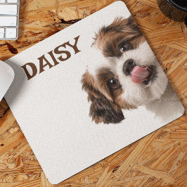 Personalized Dog Photo & Name Mouse Pad Muismat