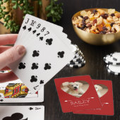 Personalized Dog Photo Pokerkaarten (Insitu)