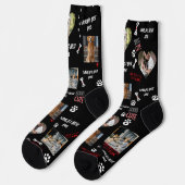 Personalized Dog Photo Socks - Custom Name  Sokken (Links)