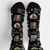 Personalized Dog Photo Socks - Custom Name  Sokken (Top)