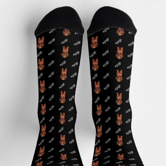 Personalized Dog Photo Socks Sokken (Top)