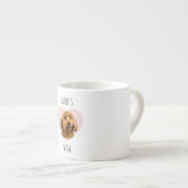 Personalized Dog Photo Valentine | Custom Pet  Espresso Kop (Voorkant rechts)