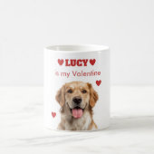 Personalized Dog Photo Valentine’s Day Mug Magische Mok (Center)