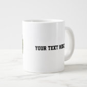 Personalized Dog Photo with Text | Custom Gift Grote Koffiekop (Voorkant rechts)