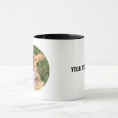 Personalized Dog Photo with Text | Custom Gift Mok (Midden)