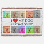 Personalized Dog Pop Art Pet Lover Gift Deken (Voorkant)