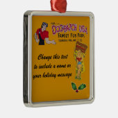 Personalized Dogpatch USA Metalen Ornament (Rechts)