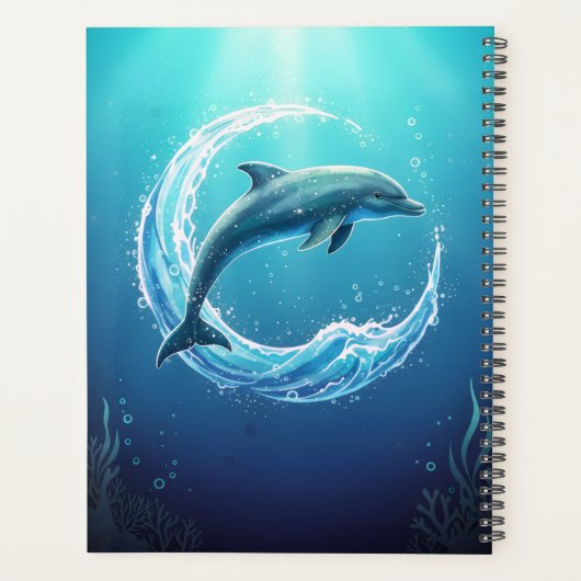 Personalized Dolphin Planner (Achterkant)