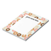 Personalized Donuts Notepad Notitieblok (Linkerzijde)