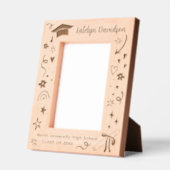 Personalized Doodle Graduation Photo Gegraveerde Lijstjes (Links)