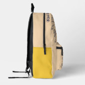 Personalized Doodle Space Planets Back to School Bedrukte Rugzak (Links)