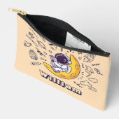 Personalized Doodle Space Planets Back to School Etui (Open)