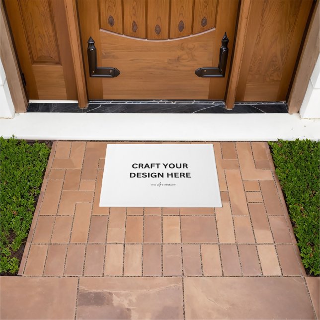Personalized Door Mat with Name, Text, or Design (Buiten)