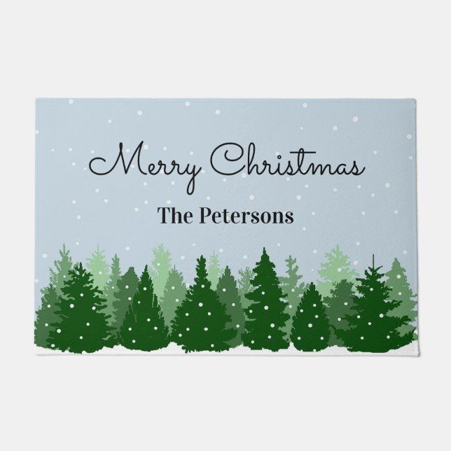 Personalized Doormat Merry Christmas Deurmat (Voorkant)