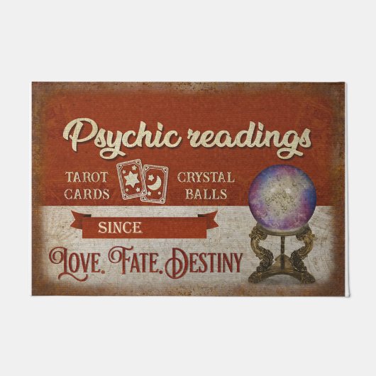 Personalized Doormat - Psychic Readings tarot Deurmat (Voorkant)