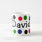Personalized Doted Mug Koffiemok (Center)